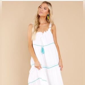 AMERICA AND BEYOND The Ava Tiered Maxi Dress